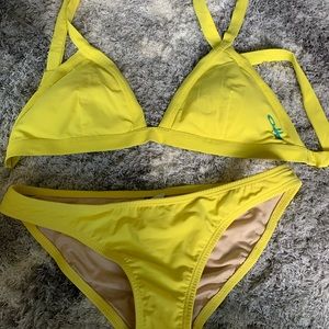 Bathing suit. Top and bottom.